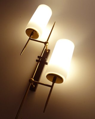 Large Vintage Wall Lights from Lunel, 1960s, Set of 2-GUT-2027974