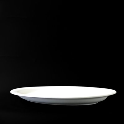 Large Vintage White Arctica Plate from Arabia, Finland-JKV-1784861