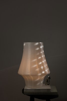 Large Vintage White Mushroom Murano Glass Table Lamp, 1970s-ASK-1797573