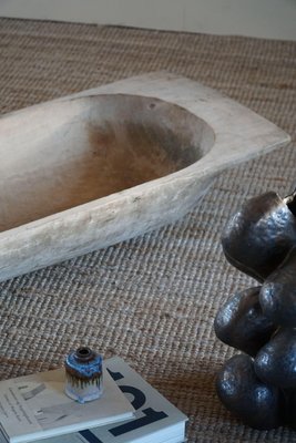 Large Wabi Sabi Wooden Bowl, Sweden, 1800s-MXF-1450583