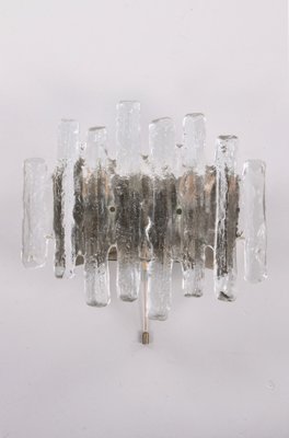 Large Wall Lamp with Ice Glass Made by J.T. Kalmar,1960s-EZZ-1323839