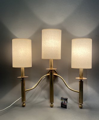 Large Wall Lights from Maison Roche, 1970s, Set of 3-EK-1773186