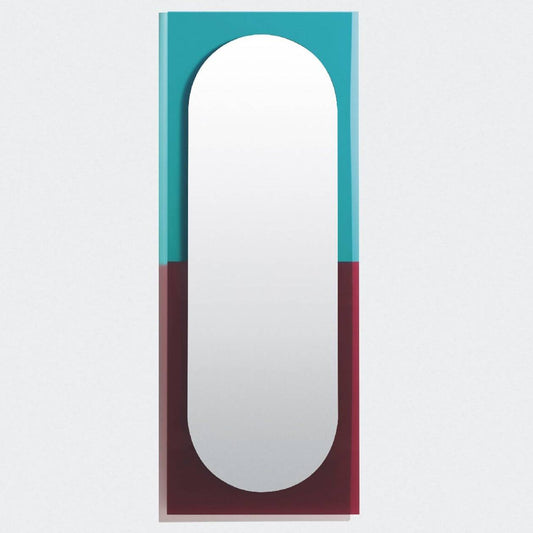 Wander LARGE - Framed Wall-Mounted Mirror by Petite Friture