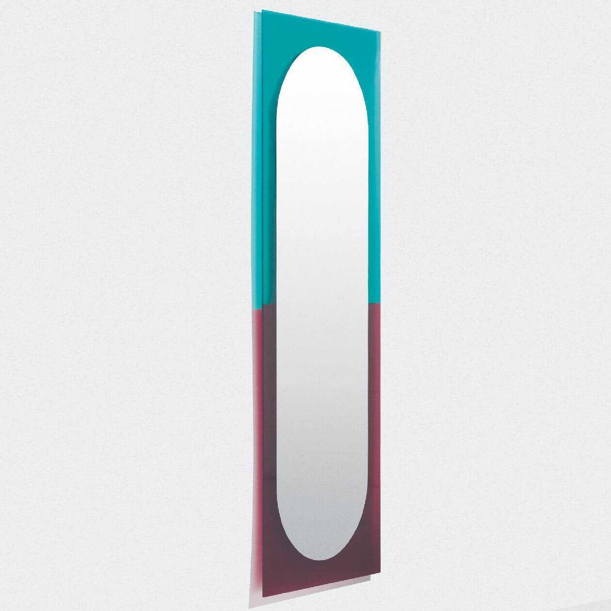 Wander LARGE - Framed Wall-Mounted Mirror by Petite Friture