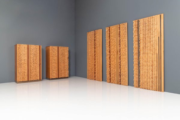 Large Wall Panels by Stefano Damico, Italy, 1974, Set of 3-ITV-1299166