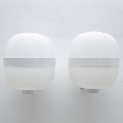 Large Wally Aplique Table Lamp by Miguel Mila for Erco, 1962, Set of 2