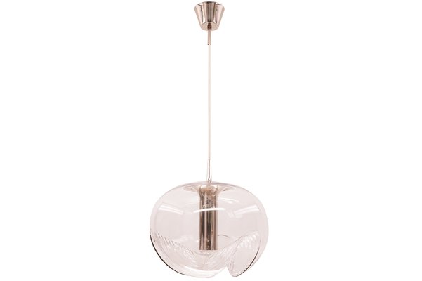 Large Wave Ceiling Lamp by Koch and Lowy for Peill and Putzler-KIJ-980559