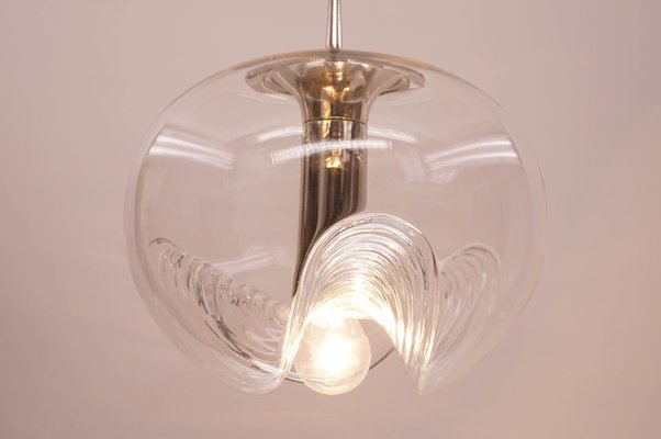 Large Wave Ceiling Lamp by Koch and Lowy for Peill and Putzler-KIJ-980559