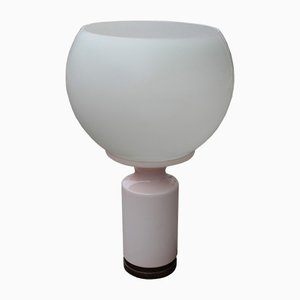 Large White and Pink Table Lamp from Vistosi, 1960s-EH-645660