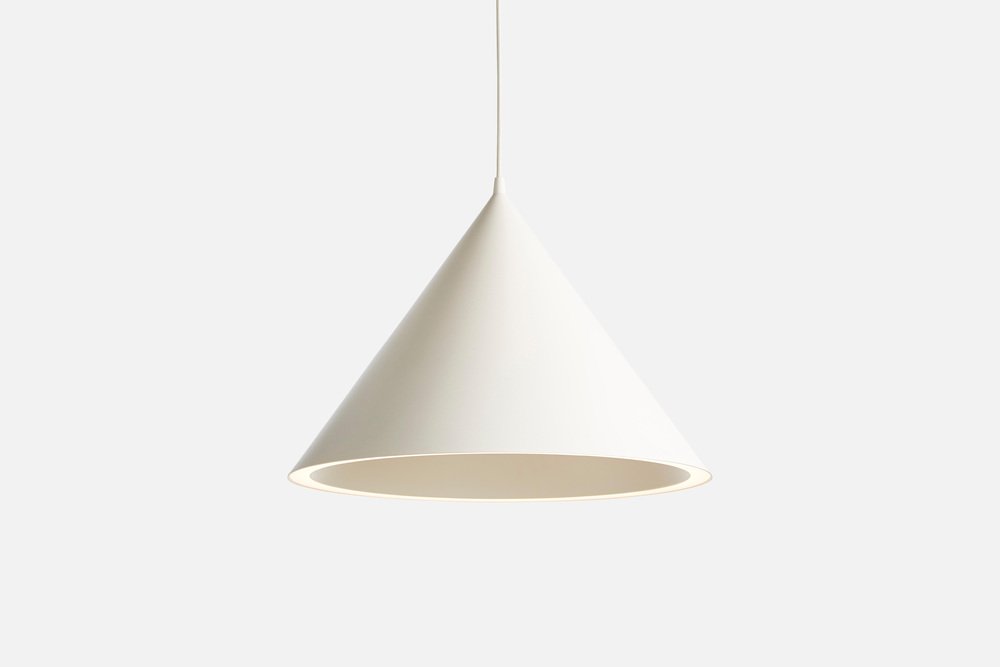 Large White Annular Pendant Lamp by MSDS Studio