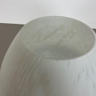 Large White Mushroom Frosted Glass Table Light, Italy, 1970s-QZ-1125099