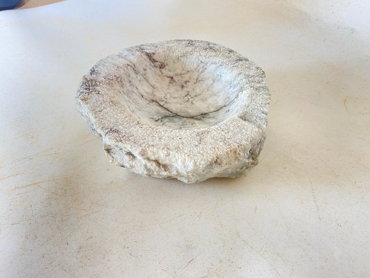 Large White Onyx Ashtray or Vide Poche, Italy, 1960s-UR-1780809