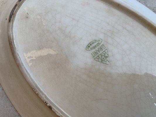 Large White Oval Serving Dish, 1950-OXJ-1722223