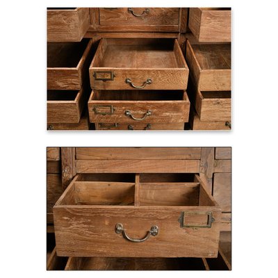 Large Wooden Cabinet with 40 Drawers-NQ-955677