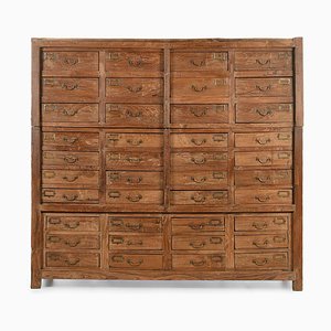 Large Wooden Cabinet with 40 Drawers-NQ-955677