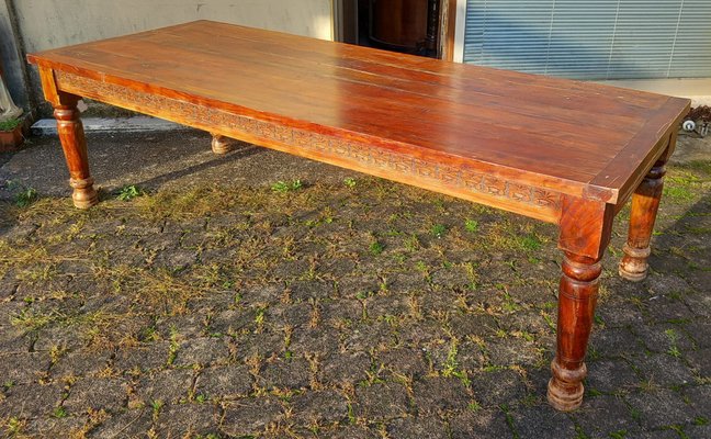 Large Wooden Dining Table-KIM-1742812