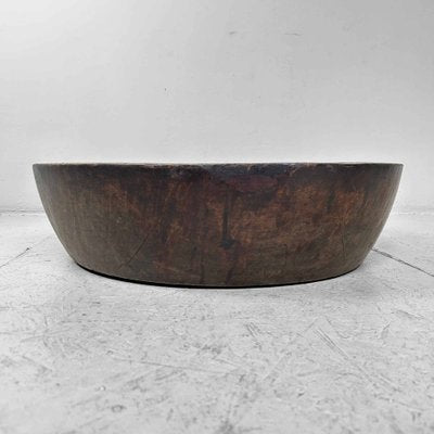 Large Wooden Dough Bowl Japan, 1920s-DWL-1713123