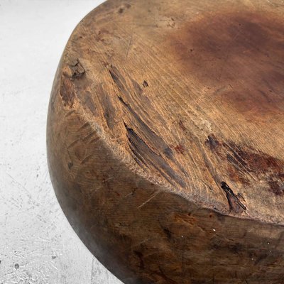 Large Wooden Dough Bowl Japan, 1920s-DWL-1713123