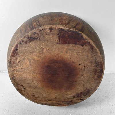 Large Wooden Dough Bowl Japan, 1920s-DWL-1713123