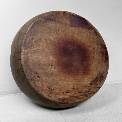 Large Wooden Dough Bowl Japan, 1920s-DWL-1713123