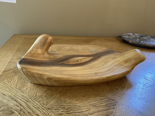 Large Wooden Effect Ceramic Dish-TEP-1310780