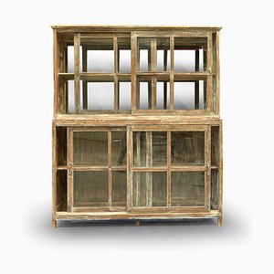 Large Wooden Glass Cabinet-NQ-625050