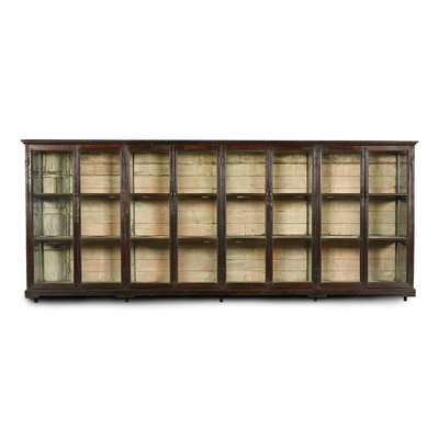 Large Wooden Showcase, 1940s-NQ-654892