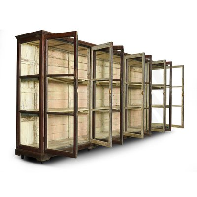 Large Wooden Showcase, 1940s-NQ-654892