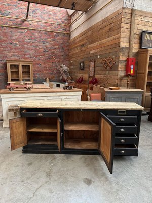 Large Wooden Sideboard, 1980s-WSZ-2036462