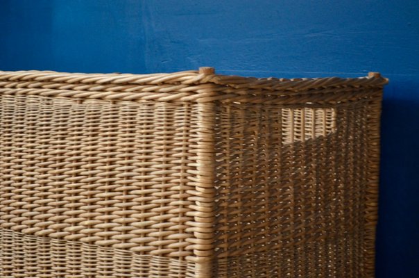 Large Woven Wicker Trunk, 1970s-AIU-1417423