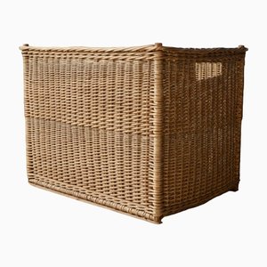 Large Woven Wicker Trunk, 1970s-AIU-1417423