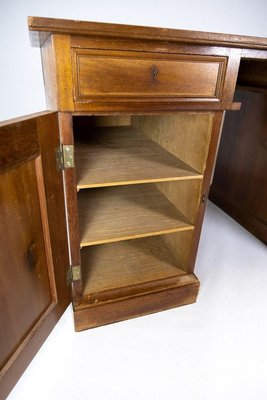 Large Writing Desk in Light Mahogany, 1920s-UY-884663