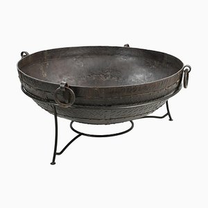 Large Wrought Iron Brazier-NQ-1792695