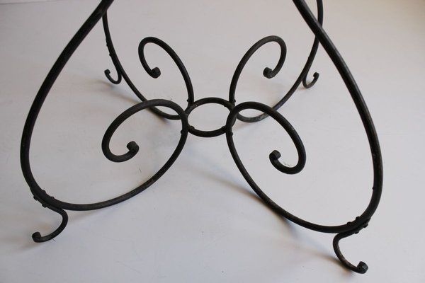 Large Wrought Iron Floor Candelabra, 1950s-PLT-890740