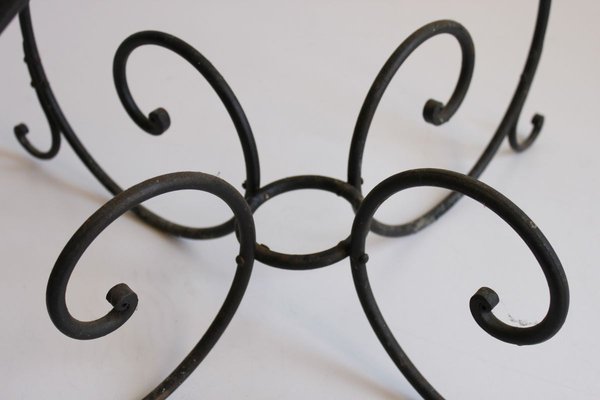 Large Wrought Iron Floor Candelabra, 1950s-PLT-890740