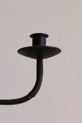 Large Wrought Iron Floor Candelabra, 1950s-PLT-890740