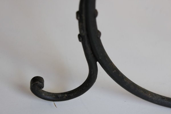 Large Wrought Iron Floor Candelabra, 1950s-PLT-890740