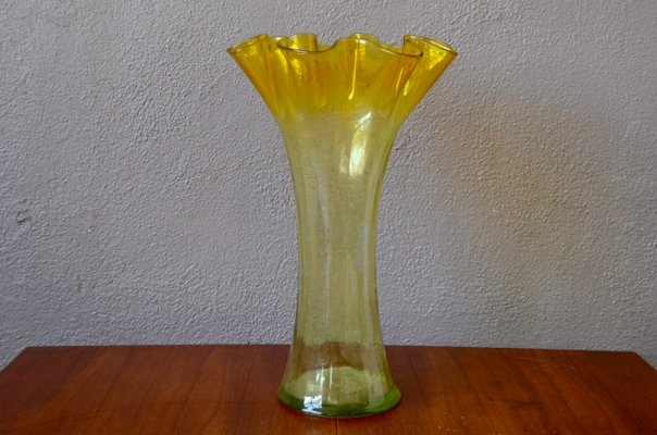 Large Yellow Corolle Vase, 1970s-AIU-746720