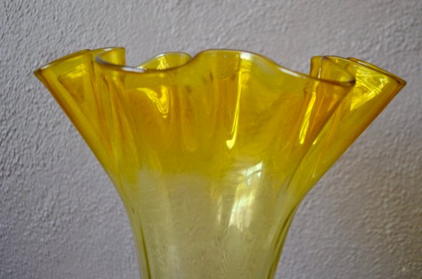 Large Yellow Corolle Vase, 1970s-AIU-746720