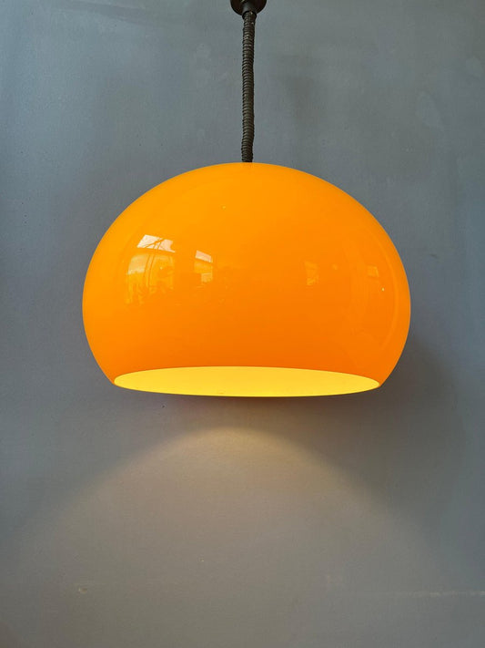 Large Yellow Pendant Light by Harvey Guzzini