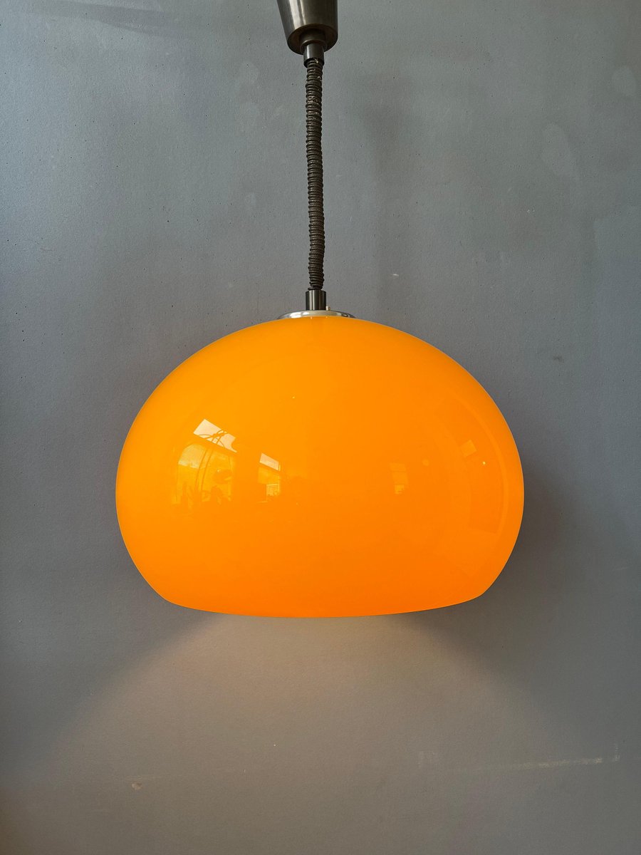 Large Yellow Pendant Light by Harvey Guzzini