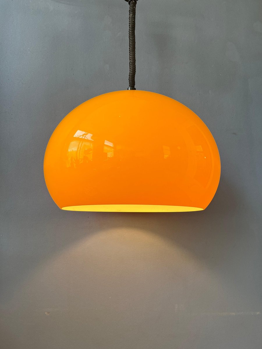 Large Yellow Pendant Light by Harvey Guzzini