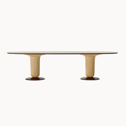 Oval Glass-Fibre Table Explorer 6 by Bd Barcelona Design #Beige