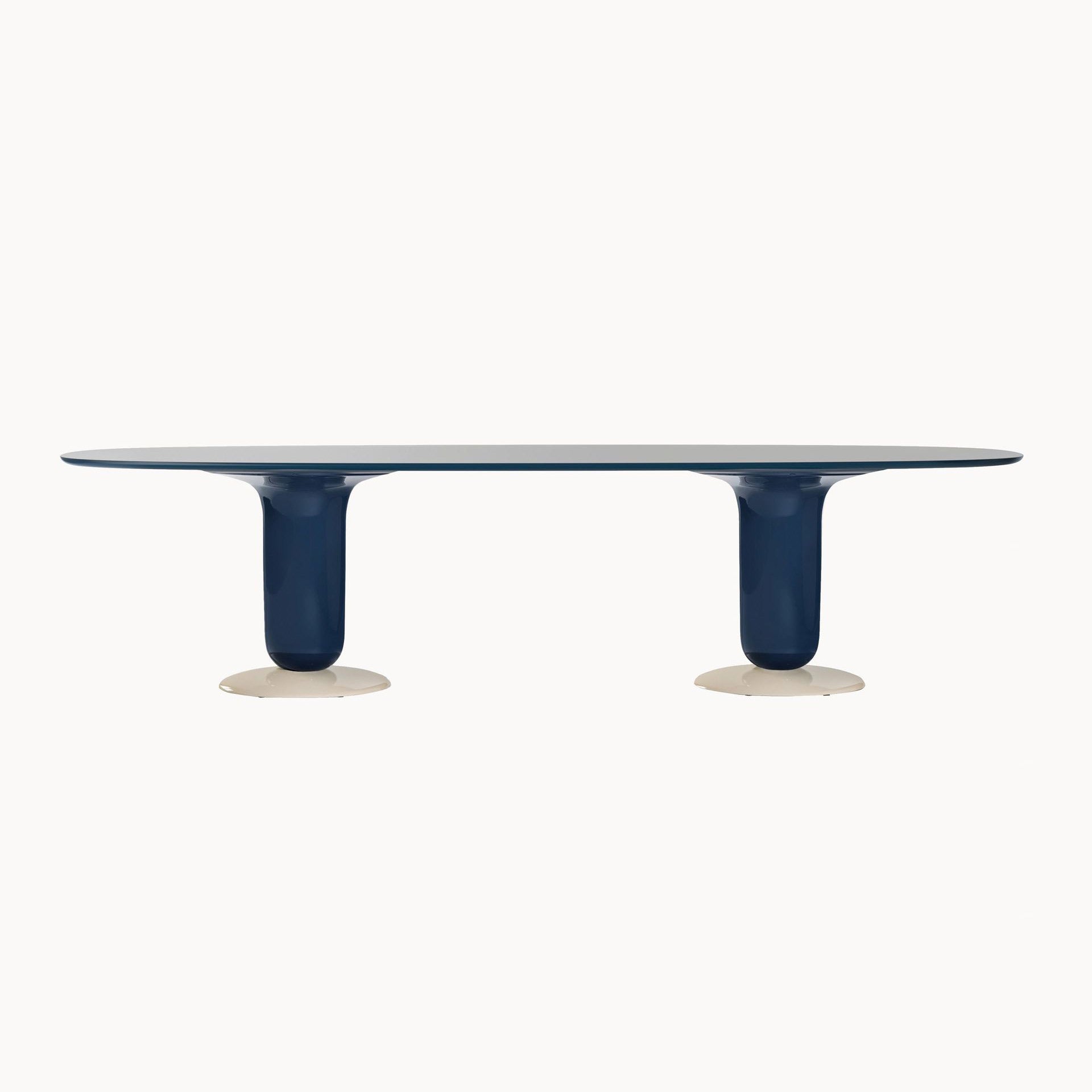 Oval Glass-Fibre Table Explorer 6 by Bd Barcelona Design #Blue