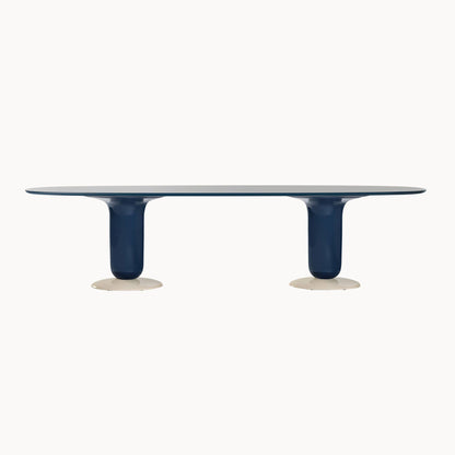 Oval Glass-Fibre Table Explorer 6 by Bd Barcelona Design #Blue