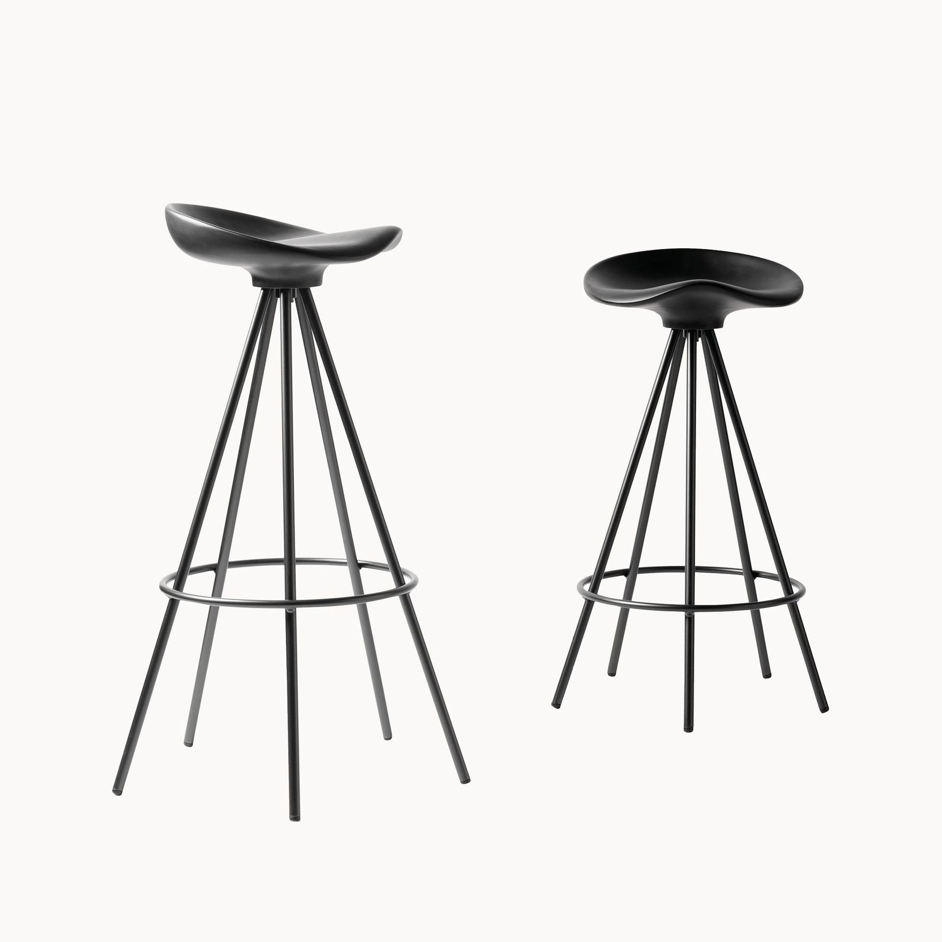 Counter Stool With Footrest Jamaica by Bd Barcelona Design #All Black