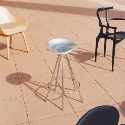 Barstool Jamaica by Bd Barcelona Design #Chromed Steel / Aluminium seat