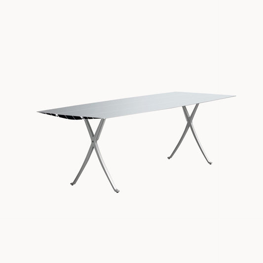 TABLE B 90 - Rectangular aluminium table
