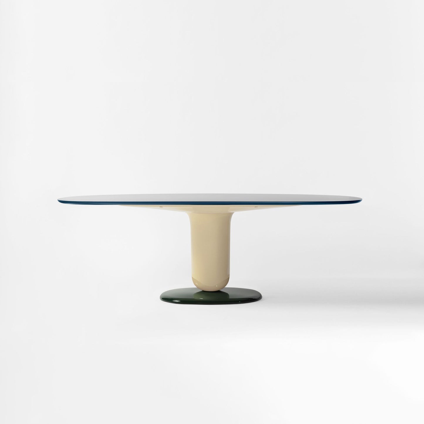 Oval Glass-Fibre Table Explorer 5 by Bd Barcelona Design #5B#Ivory