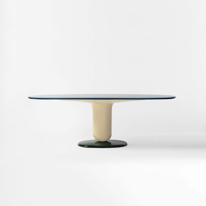 Oval Glass-Fibre Table Explorer 5 by Bd Barcelona Design #5B#Ivory